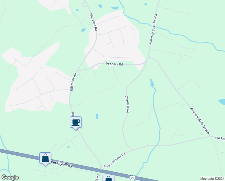map of restaurants, bars, coffee shops, grocery stores, and more near 638 Red Fox Lane in Auburn