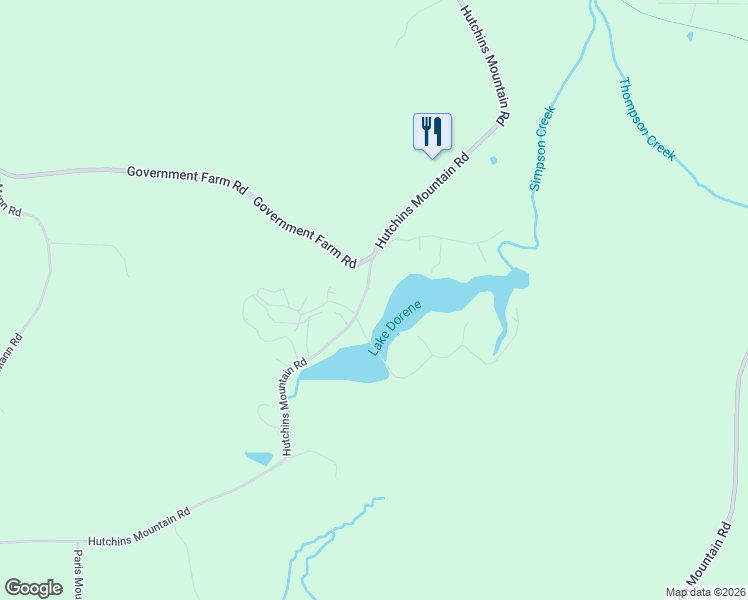 map of restaurants, bars, coffee shops, grocery stores, and more near 7 Everett Drive in Rockmart