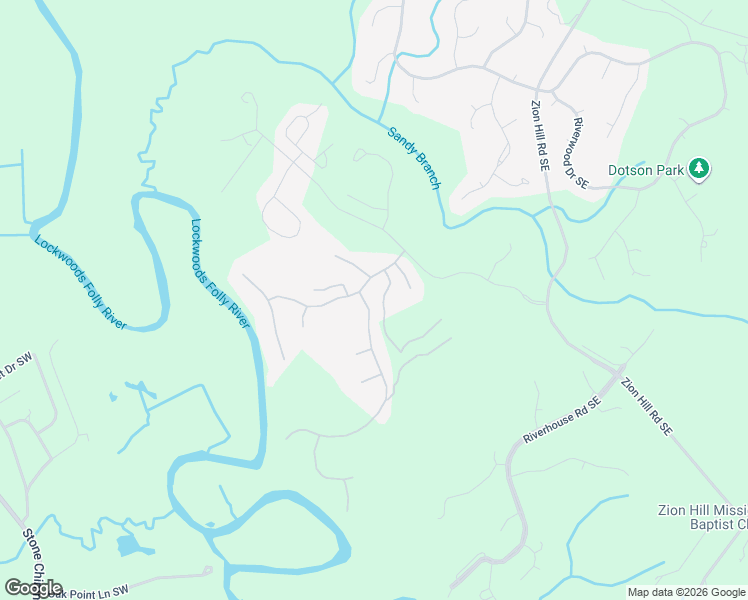map of restaurants, bars, coffee shops, grocery stores, and more near 1610 Amberwood Dr SE in Bolivia