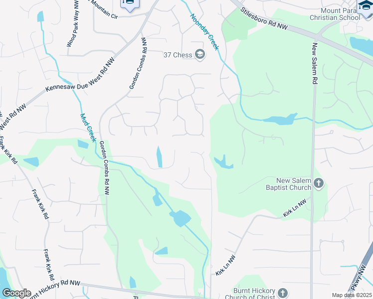 map of restaurants, bars, coffee shops, grocery stores, and more near 970 Tarpley Road Northwest in Kennesaw