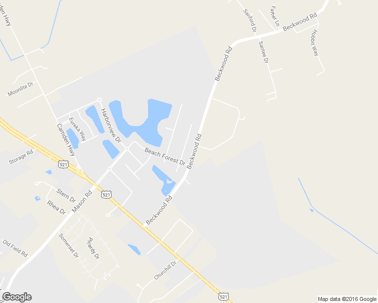 map of restaurants, bars, coffee shops, grocery stores, and more near 1935 Hatteras Way in Sumter