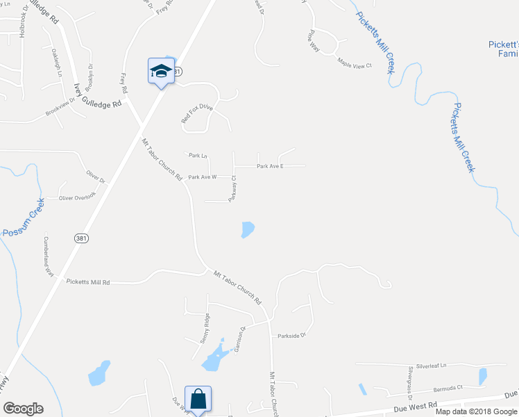 map of restaurants, bars, coffee shops, grocery stores, and more near 4936 Mount Tabor Church Road in Dallas