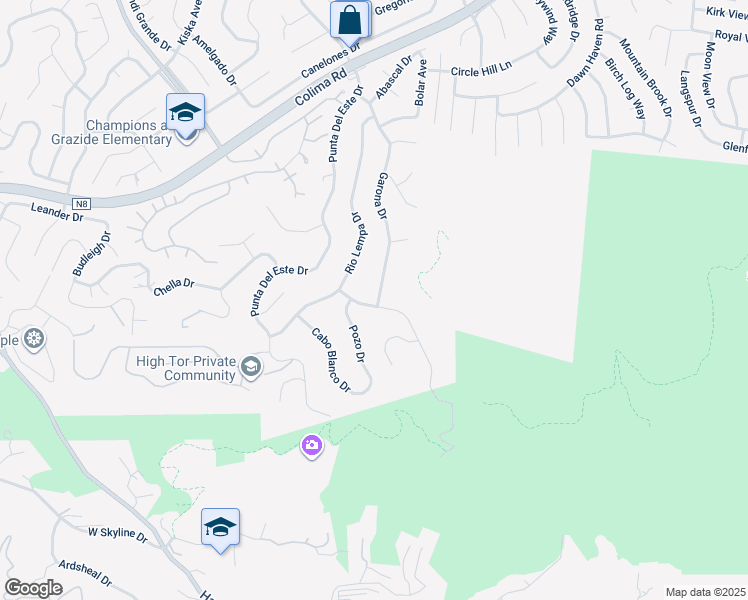 map of restaurants, bars, coffee shops, grocery stores, and more near 2979 Garona Drive in Hacienda Heights