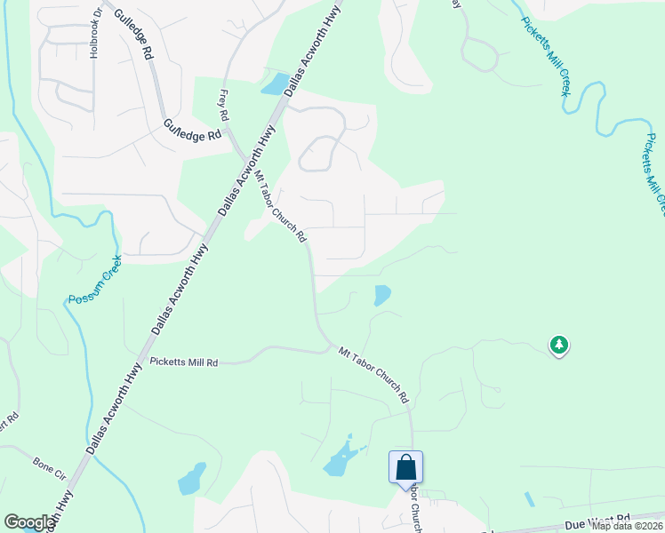 map of restaurants, bars, coffee shops, grocery stores, and more near 267 Parkway Court in Dallas