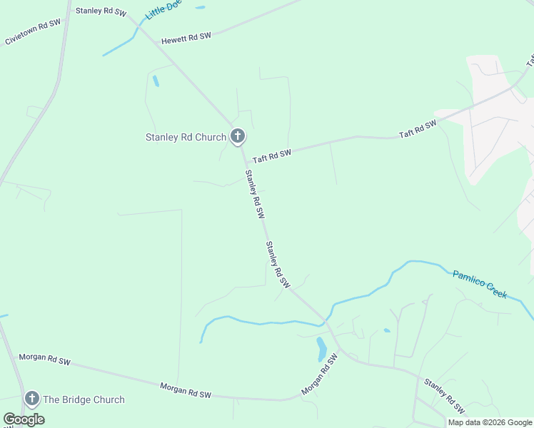 map of restaurants, bars, coffee shops, grocery stores, and more near 1044 Stanley Road Southwest in Brunswick County