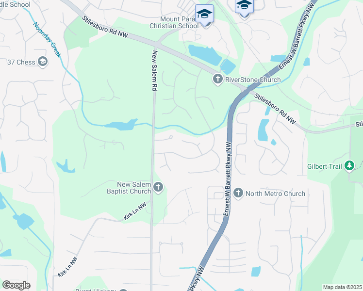 map of restaurants, bars, coffee shops, grocery stores, and more near 1025 Ector Drive Northwest in Kennesaw