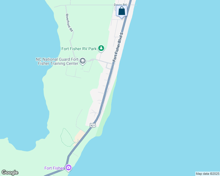 map of restaurants, bars, coffee shops, grocery stores, and more near 1100 Sand Dollar Court in Kure Beach