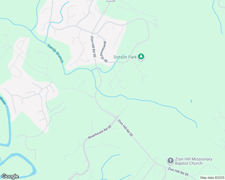 map of restaurants, bars, coffee shops, grocery stores, and more near 495 Springwood Dr SE in Bolivia