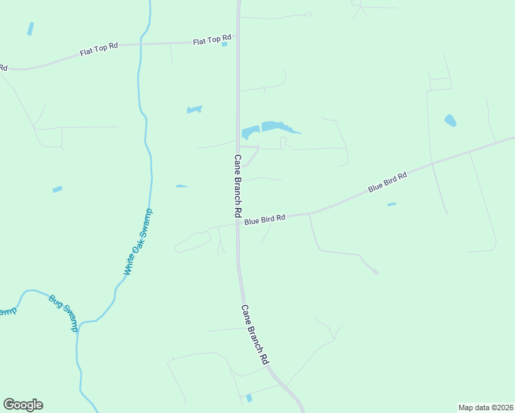 map of restaurants, bars, coffee shops, grocery stores, and more near 1721 Cane Branch Road in Loris