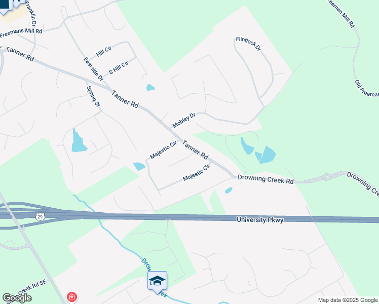 map of restaurants, bars, coffee shops, grocery stores, and more near 815 Tanner Road in Dacula