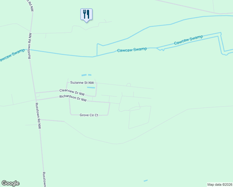 map of restaurants, bars, coffee shops, grocery stores, and more near 6670 Hewitt Street Northwest in Ocean Isle Beach