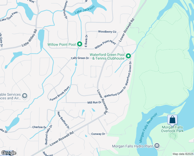 map of restaurants, bars, coffee shops, grocery stores, and more near 5422 Heyward Square Place in Marietta