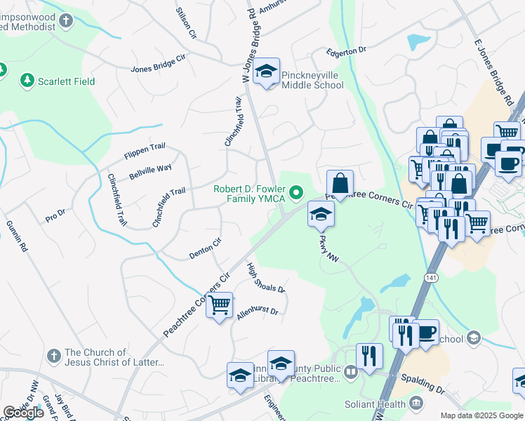 4480 Peachtree Corners Circle, Norcross GA - Walk Score