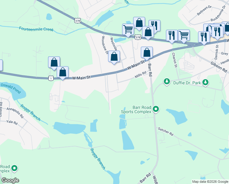 map of restaurants, bars, coffee shops, grocery stores, and more near 127 Harris Street in Lexington