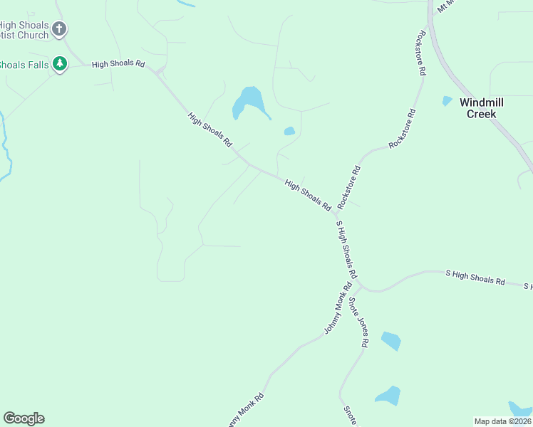 map of restaurants, bars, coffee shops, grocery stores, and more near 1301 High Shoals Road in Dallas