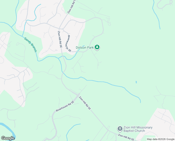 map of restaurants, bars, coffee shops, grocery stores, and more near 1739 Merriweather Lane Southeast in Bolivia