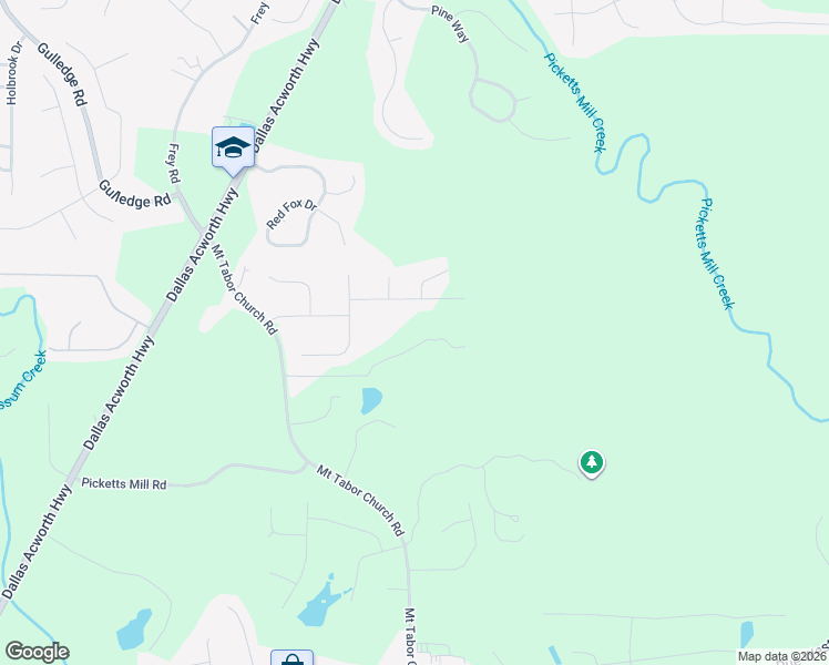 map of restaurants, bars, coffee shops, grocery stores, and more near 4936 Mount Tabor Church Road in Dallas