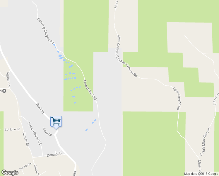 map of restaurants, bars, coffee shops, grocery stores, and more near 6201 Mias Canyon Road in Banning