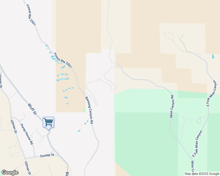 map of restaurants, bars, coffee shops, grocery stores, and more near 6201 Mias Canyon Road in Banning