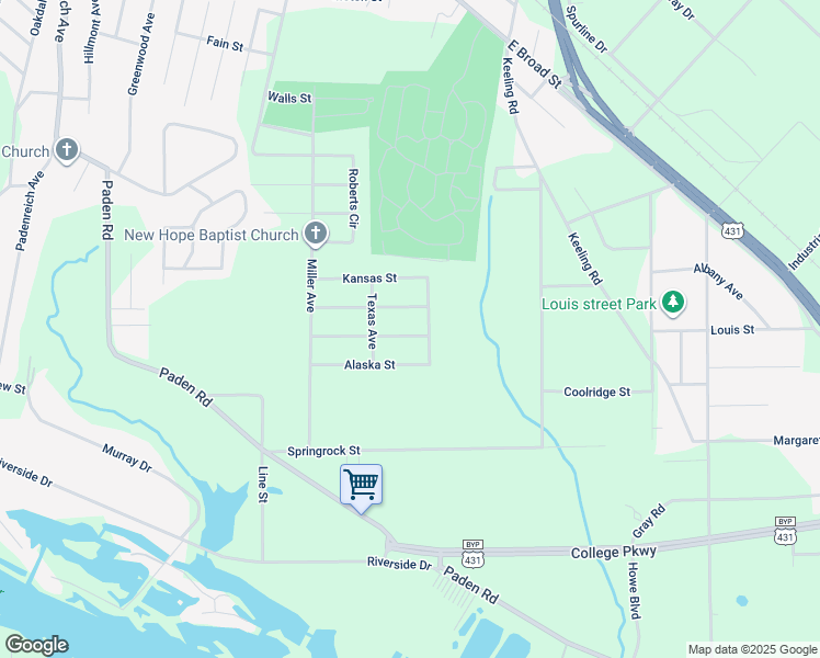 map of restaurants, bars, coffee shops, grocery stores, and more near 1816 Arizona Street in Gadsden