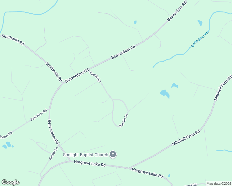 map of restaurants, bars, coffee shops, grocery stores, and more near 59 Busbin Lane in Colbert