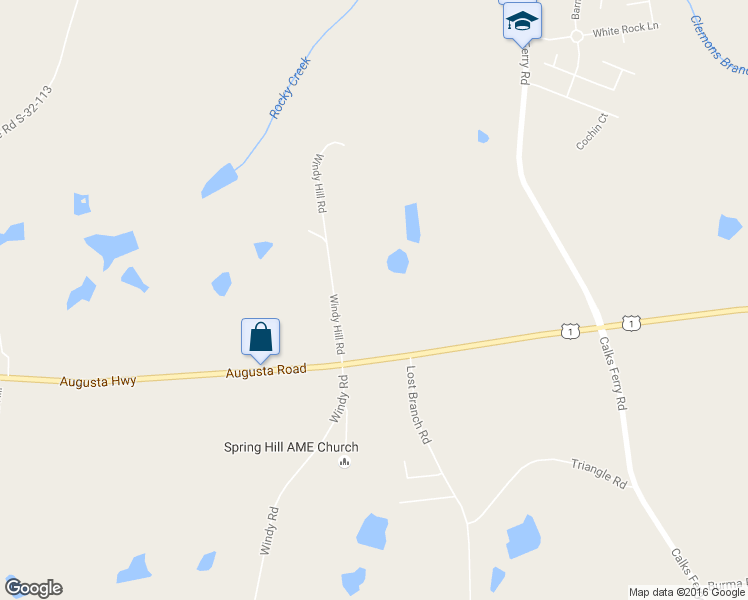 map of restaurants, bars, coffee shops, grocery stores, and more near 2902 Augusta Highway in Lexington