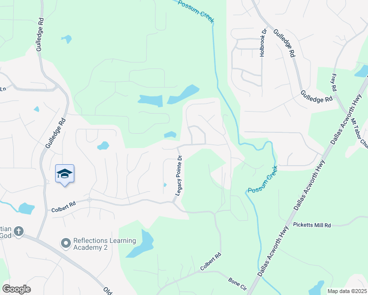map of restaurants, bars, coffee shops, grocery stores, and more near 40 Birchfield Way in Dallas