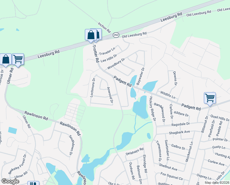 map of restaurants, bars, coffee shops, grocery stores, and more near 3805 Trotter Road in Columbia