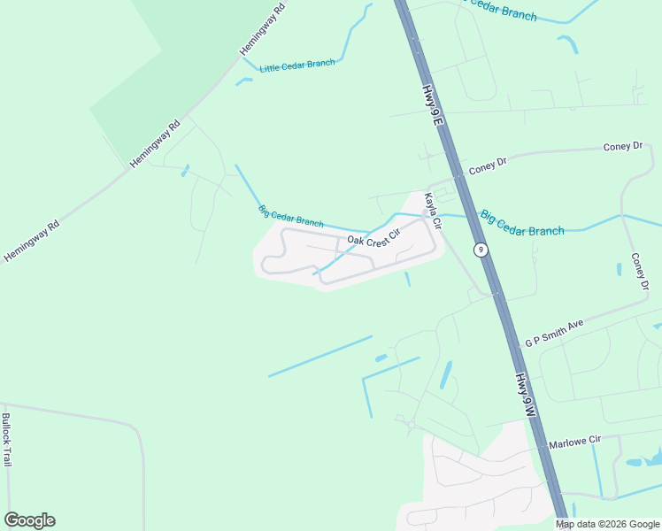 map of restaurants, bars, coffee shops, grocery stores, and more near 721 Downing Court in Longs
