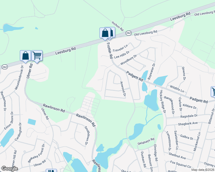map of restaurants, bars, coffee shops, grocery stores, and more near 3804 Lochmore Drive in Columbia