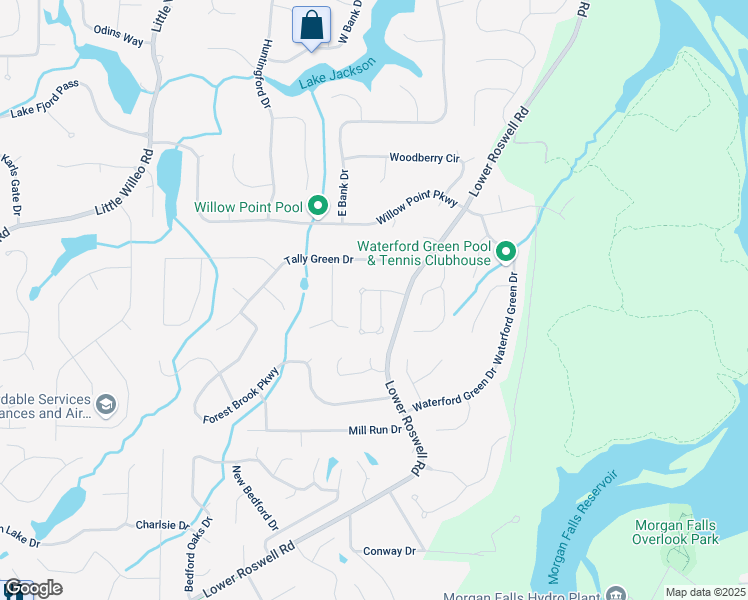 map of restaurants, bars, coffee shops, grocery stores, and more near 5473 Heyward Square Place in Marietta