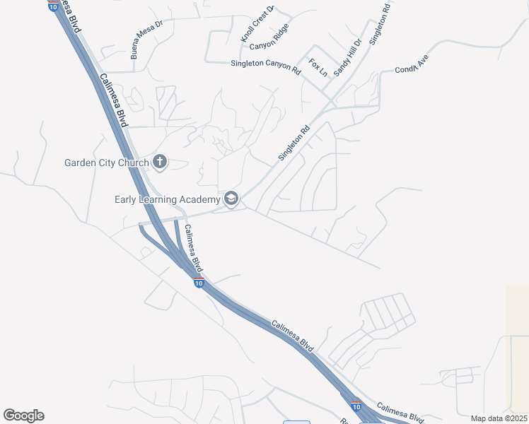 map of restaurants, bars, coffee shops, grocery stores, and more near 9699 Crestknoll Drive in Calimesa