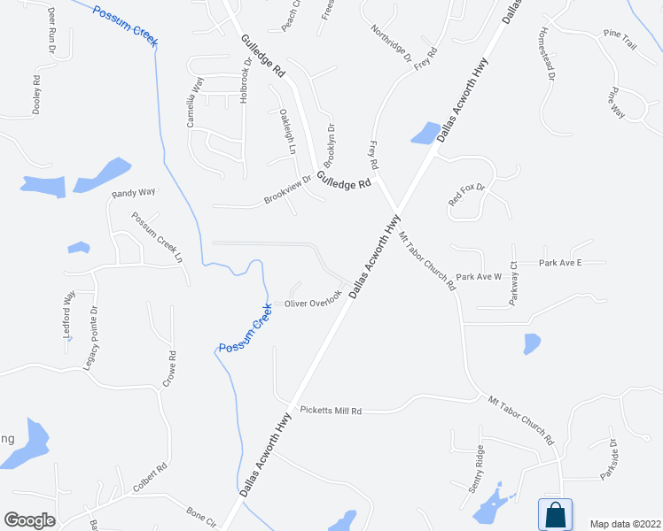 map of restaurants, bars, coffee shops, grocery stores, and more near 88 Oliver Drive in Dallas