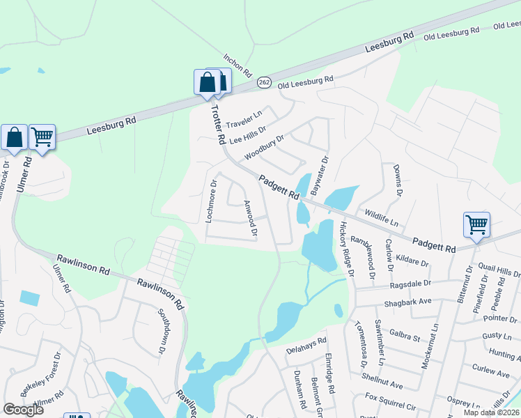 map of restaurants, bars, coffee shops, grocery stores, and more near 3805 Trotter Road in Columbia