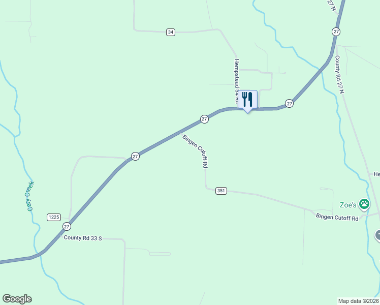 map of restaurants, bars, coffee shops, grocery stores, and more near 1805 Arkansas 27 in Nashville