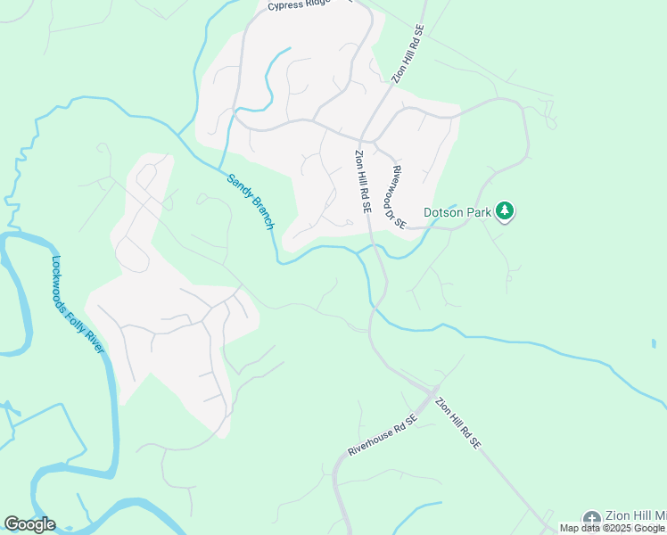 map of restaurants, bars, coffee shops, grocery stores, and more near 1620 Goley Hewett Road Southeast in Bolivia