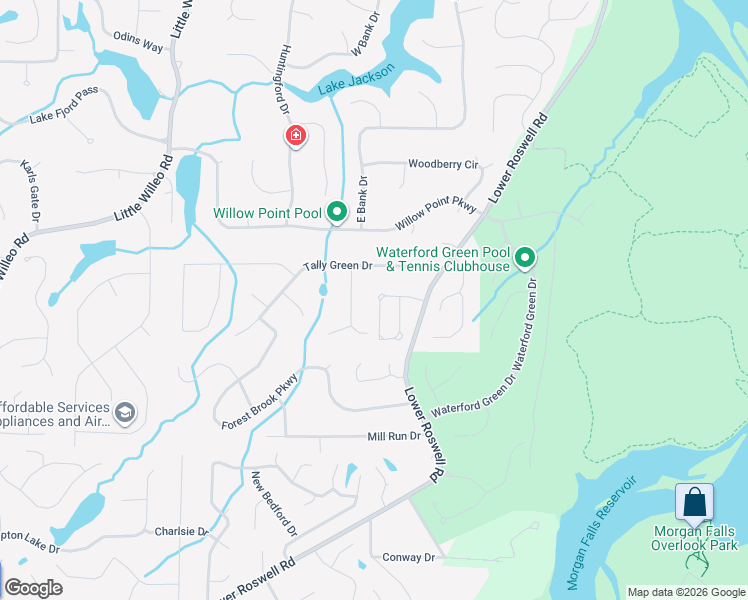 map of restaurants, bars, coffee shops, grocery stores, and more near 5458 Heyward Square Place in Marietta