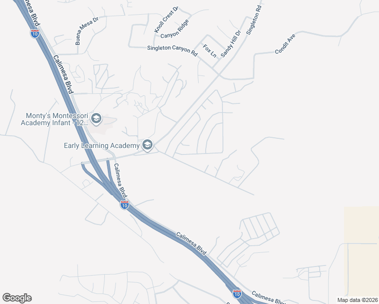 map of restaurants, bars, coffee shops, grocery stores, and more near 35551 Champagne Drive in Calimesa