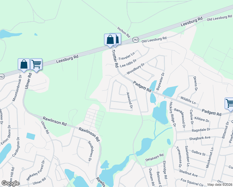 map of restaurants, bars, coffee shops, grocery stores, and more near 3804 Lochmore Drive in Columbia
