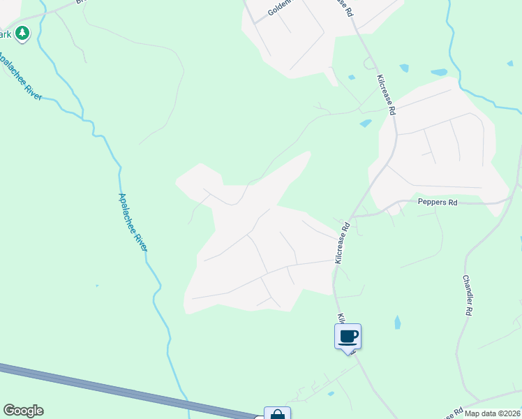 map of restaurants, bars, coffee shops, grocery stores, and more near 1303 Ridgeview Road in Auburn