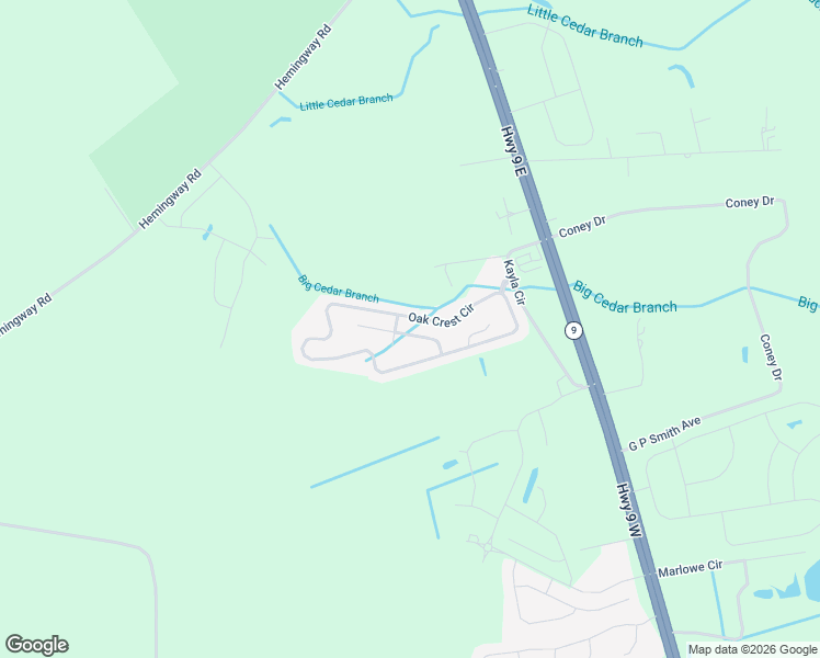 map of restaurants, bars, coffee shops, grocery stores, and more near 721 Downing Court in Longs