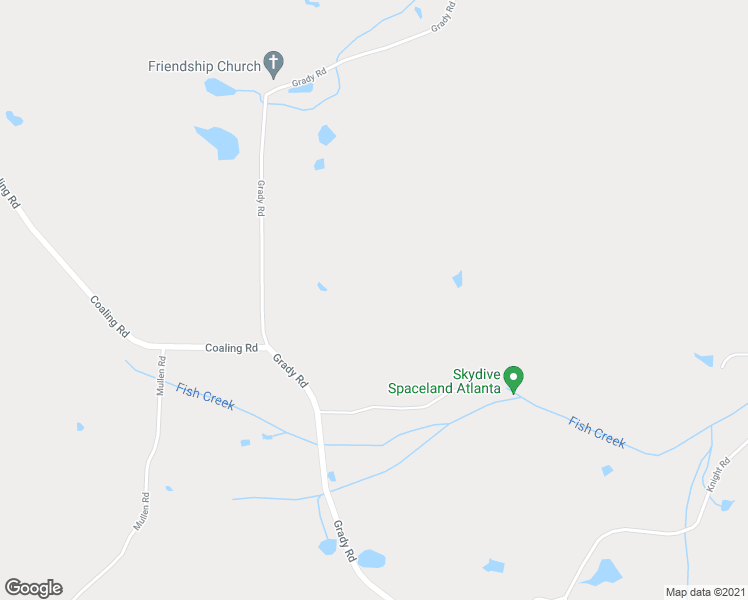 map of restaurants, bars, coffee shops, grocery stores, and more near 989 Grady Road in Rockmart