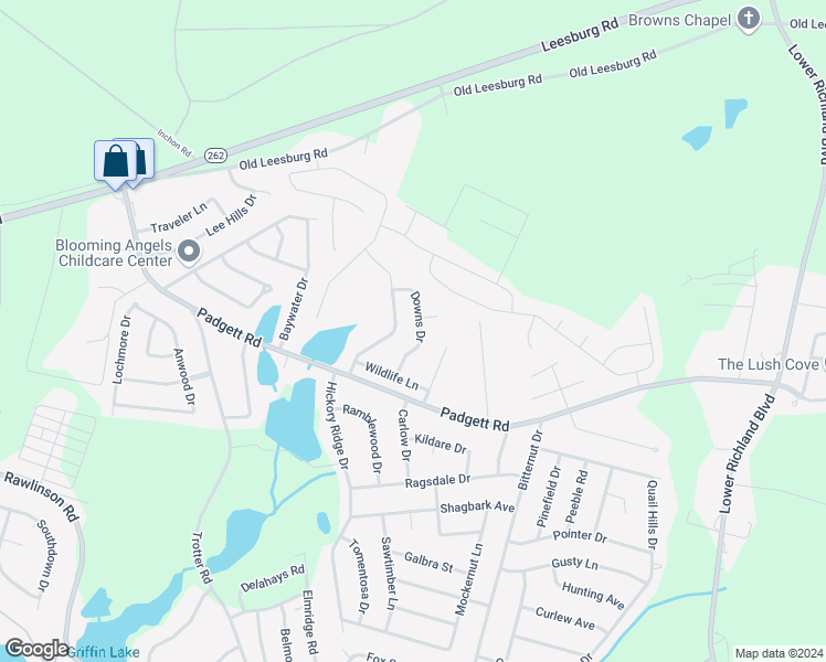 map of restaurants, bars, coffee shops, grocery stores, and more near 2 Sawdust Court in Columbia