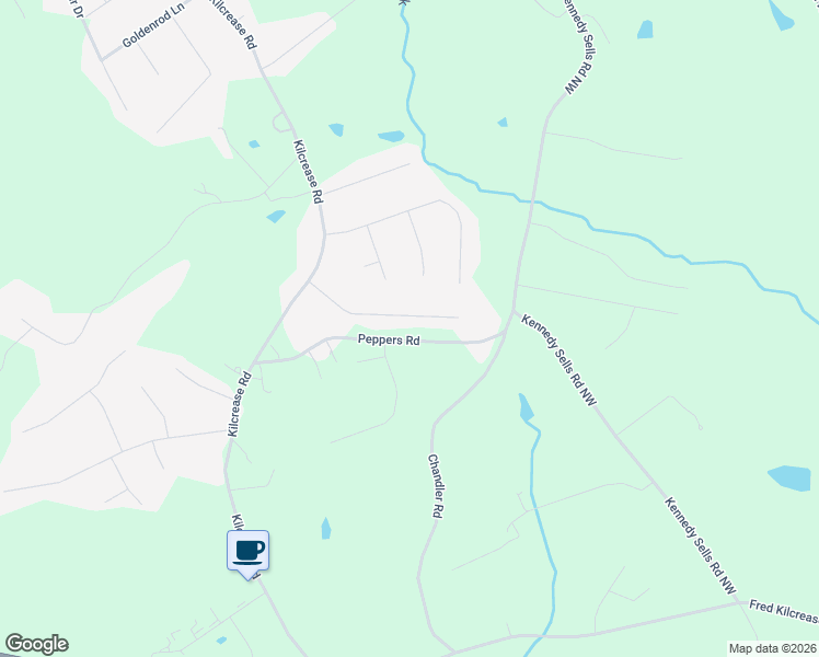 map of restaurants, bars, coffee shops, grocery stores, and more near 1223 Willow Drive in Auburn