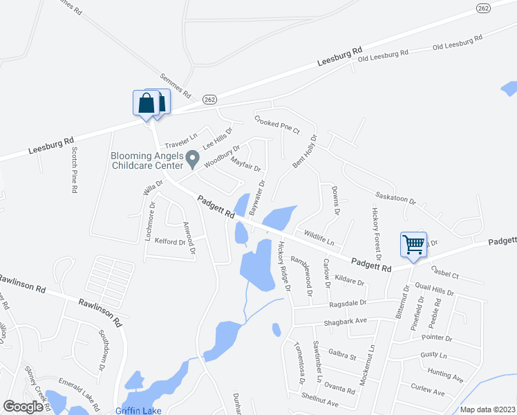 map of restaurants, bars, coffee shops, grocery stores, and more near 3512 Baywater Drive in Columbia