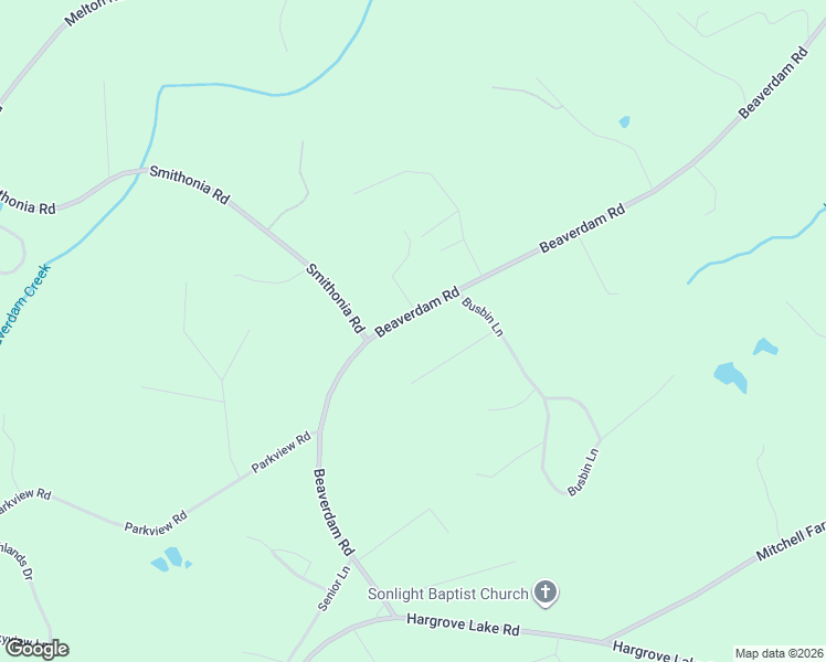 map of restaurants, bars, coffee shops, grocery stores, and more near 2158 Beaverdam Road in Colbert