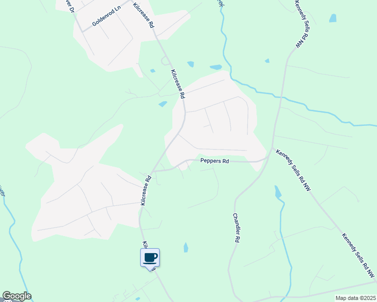 map of restaurants, bars, coffee shops, grocery stores, and more near 1207 Willow Drive in Auburn