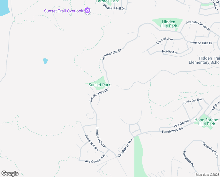 map of restaurants, bars, coffee shops, grocery stores, and more near 1515 Rancho Hills Drive in Chino Hills