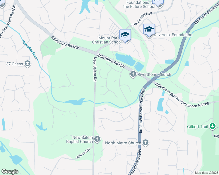 map of restaurants, bars, coffee shops, grocery stores, and more near 1100 Cockrell Dr NW in Kennesaw