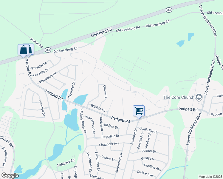map of restaurants, bars, coffee shops, grocery stores, and more near 8 Sawdust Court in Columbia